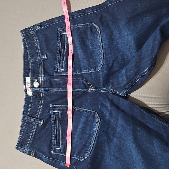 We The Free Jeans Women’s Button Fly Dark Blue Jeans - Picture 8 of 8